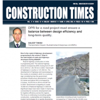 Thumbnail - CT Magazine - Balance between design efficiency & quality for road projects